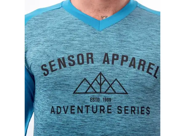 Sensor Charger Herren Trikot Langarm blau