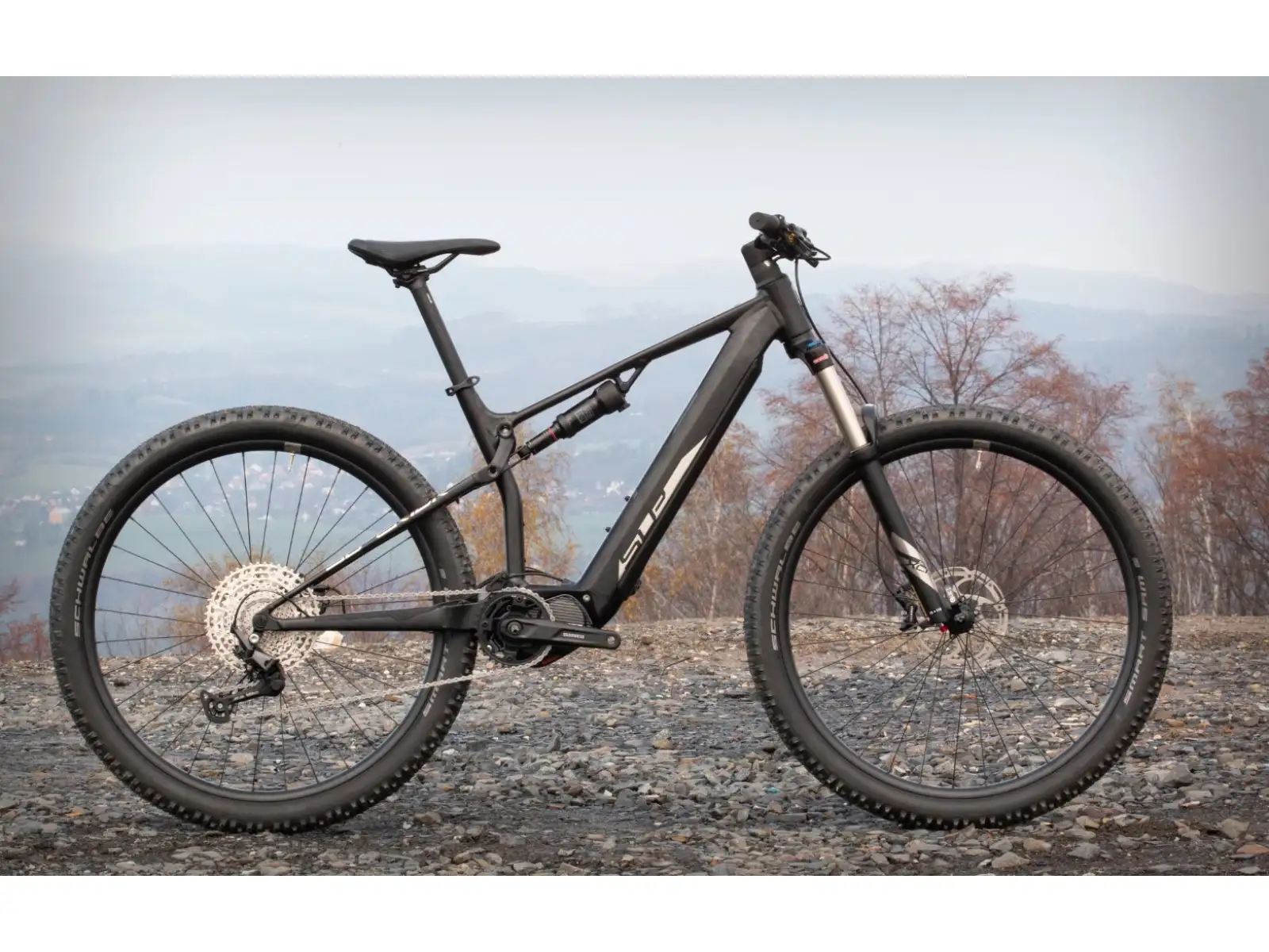 Superior eXF 8089 Fully suspended electric bike Matte Black/Chrome Silver