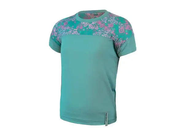 Sensor Coolmax Impress Kurzarm-Shirt mint/purple bikes