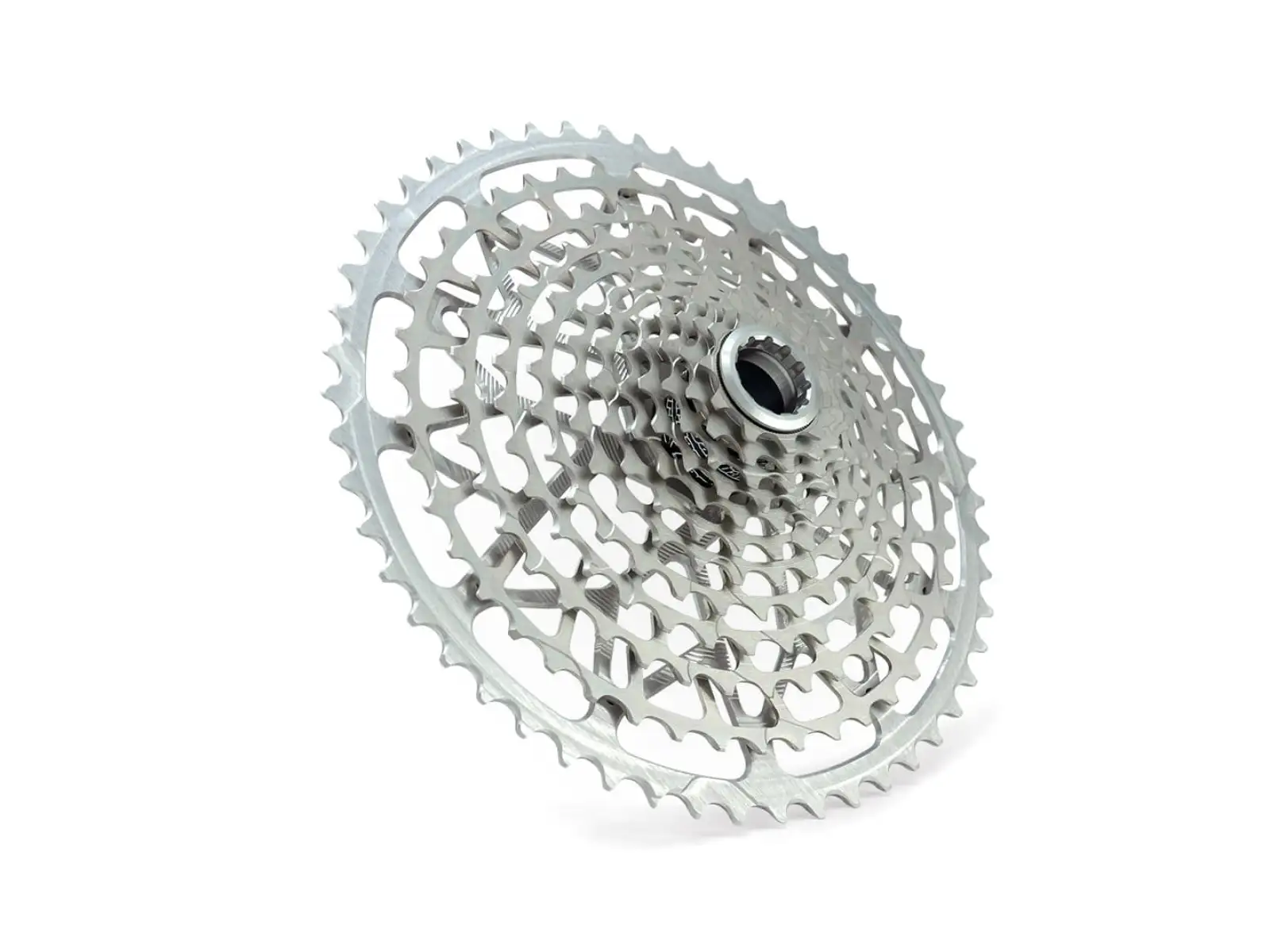 Fahrradkassette Garbaruk 12-Gang 10-52T Shimano Micro Spline Nickel/Silber