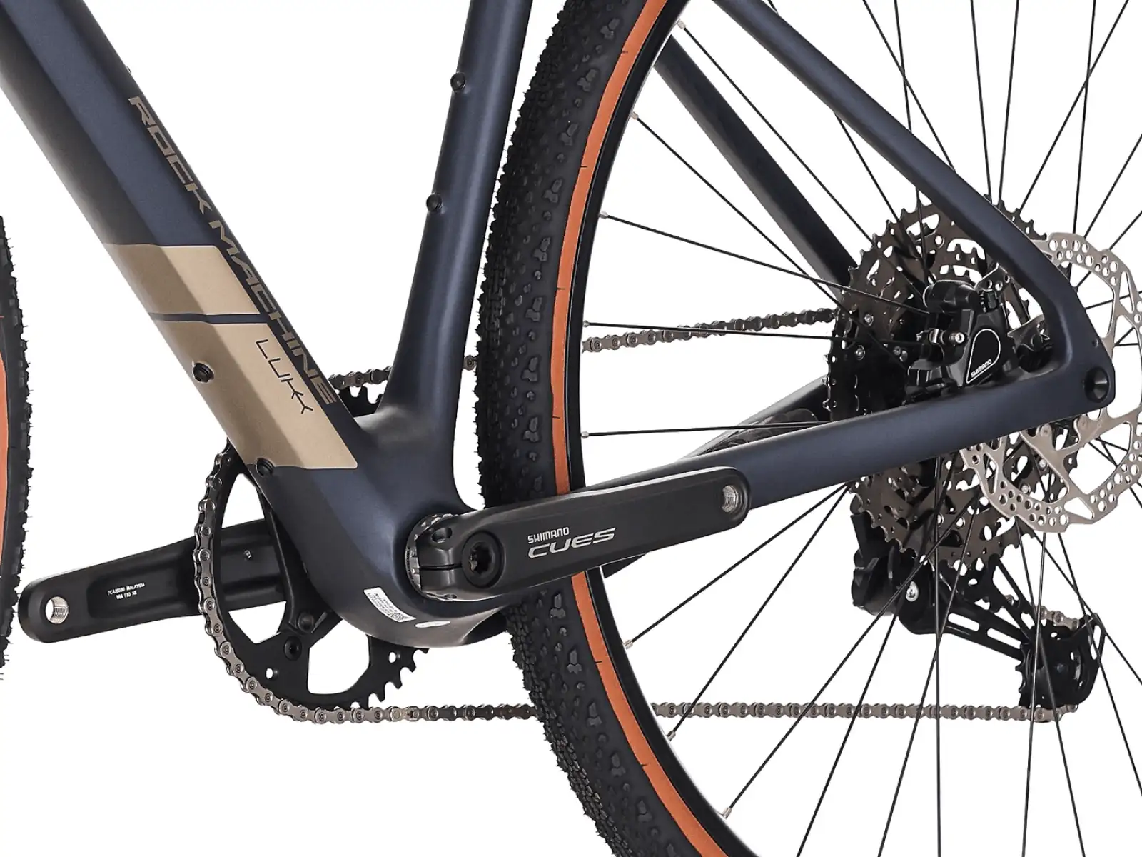 Rock Machine Lukk Cr 30 Gravelbike Matte Deep Ocean Blue