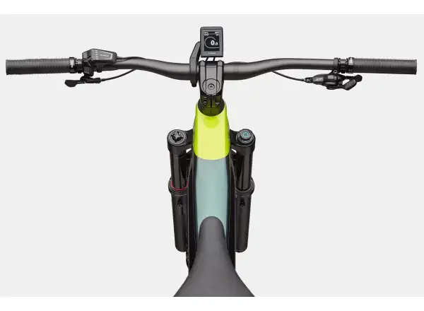 Cannondale Moterra Neo Carbon LT 1 vollgefedertes Elektrofahrrad Gunmetal Green