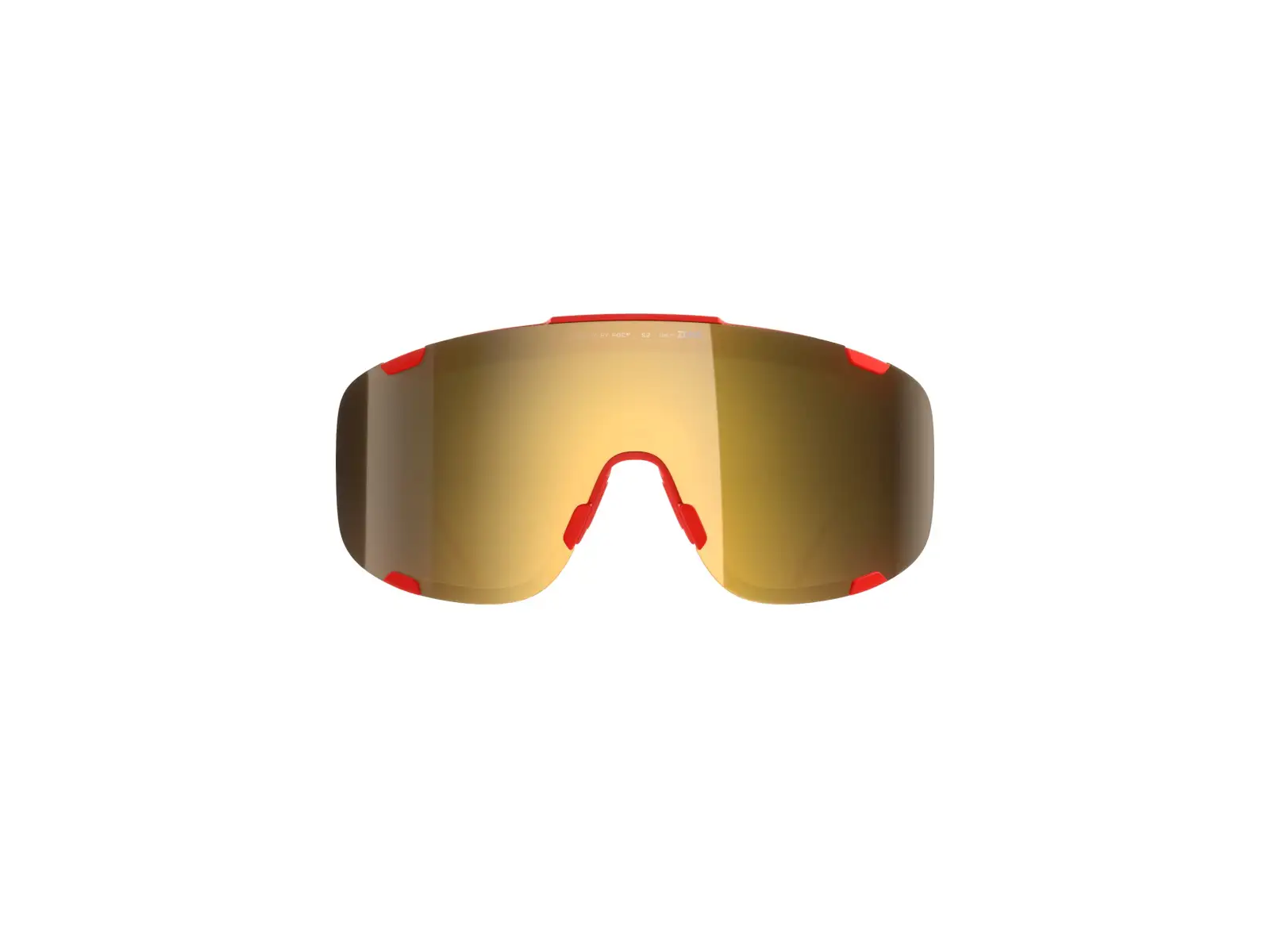 POC Devour + Sonnenbrille Prismane Red/Clarity Road/Partly Sunny Gold