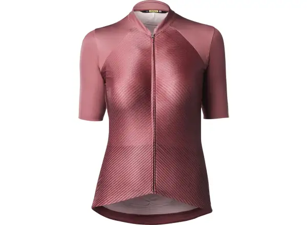 Mavic Sequence Pro Damen Trikot Kurzarm Earth Red