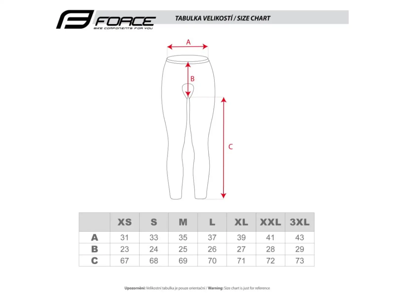 Force Ridge Herrenhose mit hohem Bund mit Polsterung Schwarz/Blau