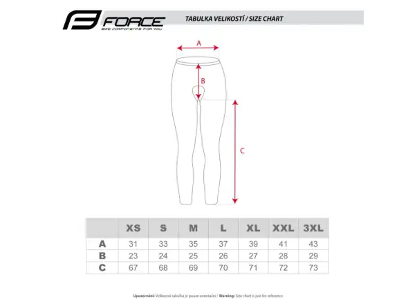 Force Ridge Herrenhose mit hohem Bund mit Polsterung Schwarz/Blau