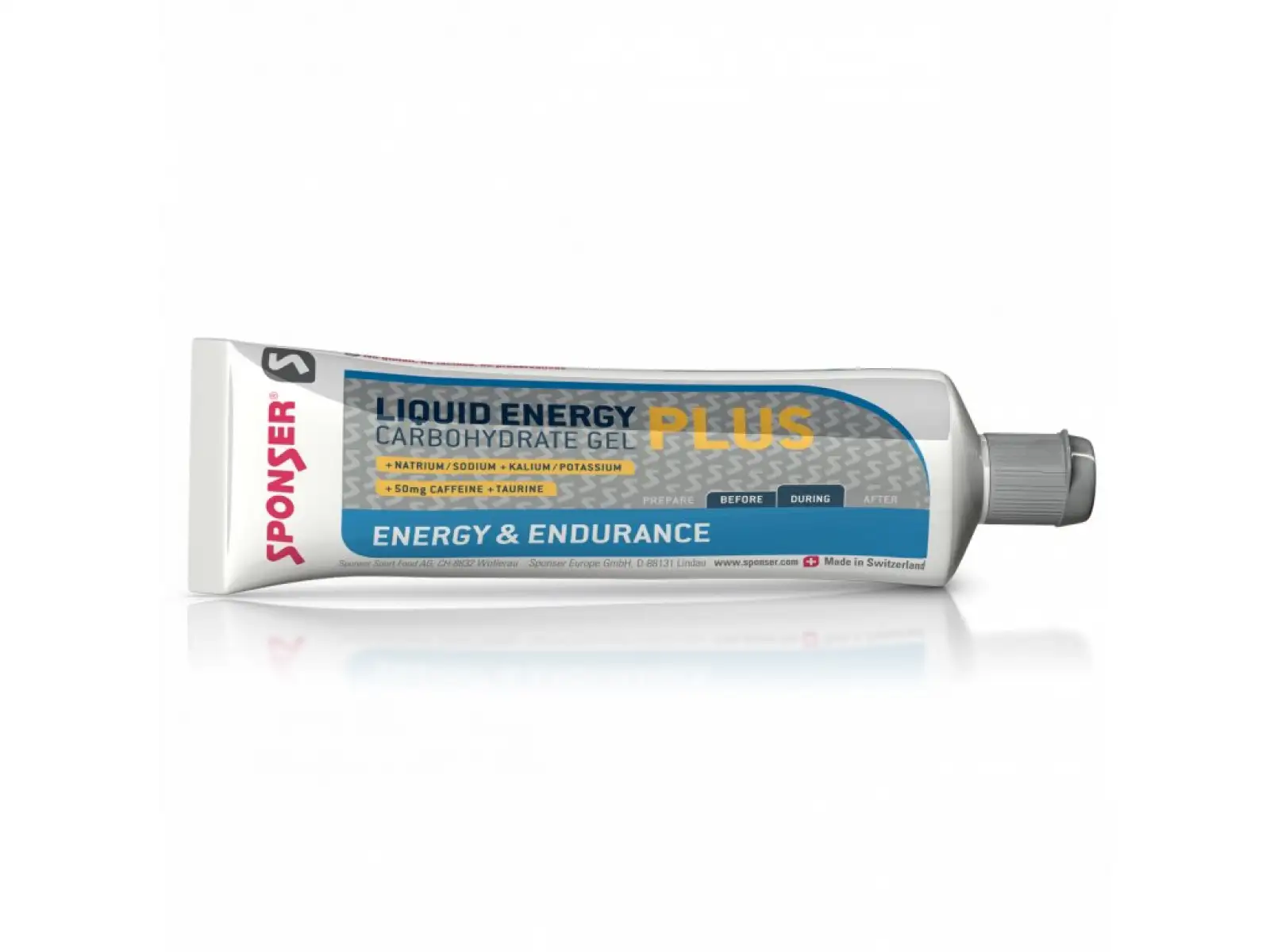 Sponser Liquid Energy Plus Energy-Gel mit Koffein neutral 70 g