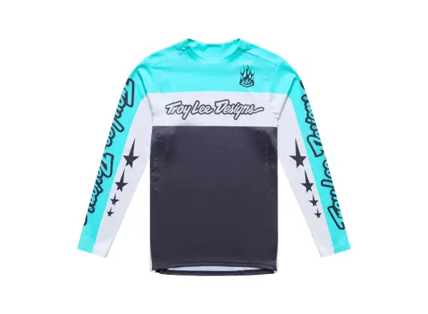 Troy Lee Designs Sprint Pro Herrentrikot mit langen Ärmeln Carbon