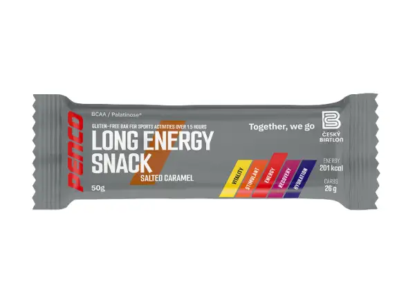 Penco Long Energy Snack 50g salziger Karamell.