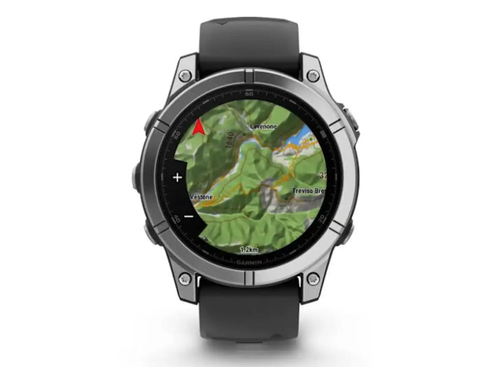 Garmin fenix E - 47 mm AMOLED Smartwatch aus Edelstahl