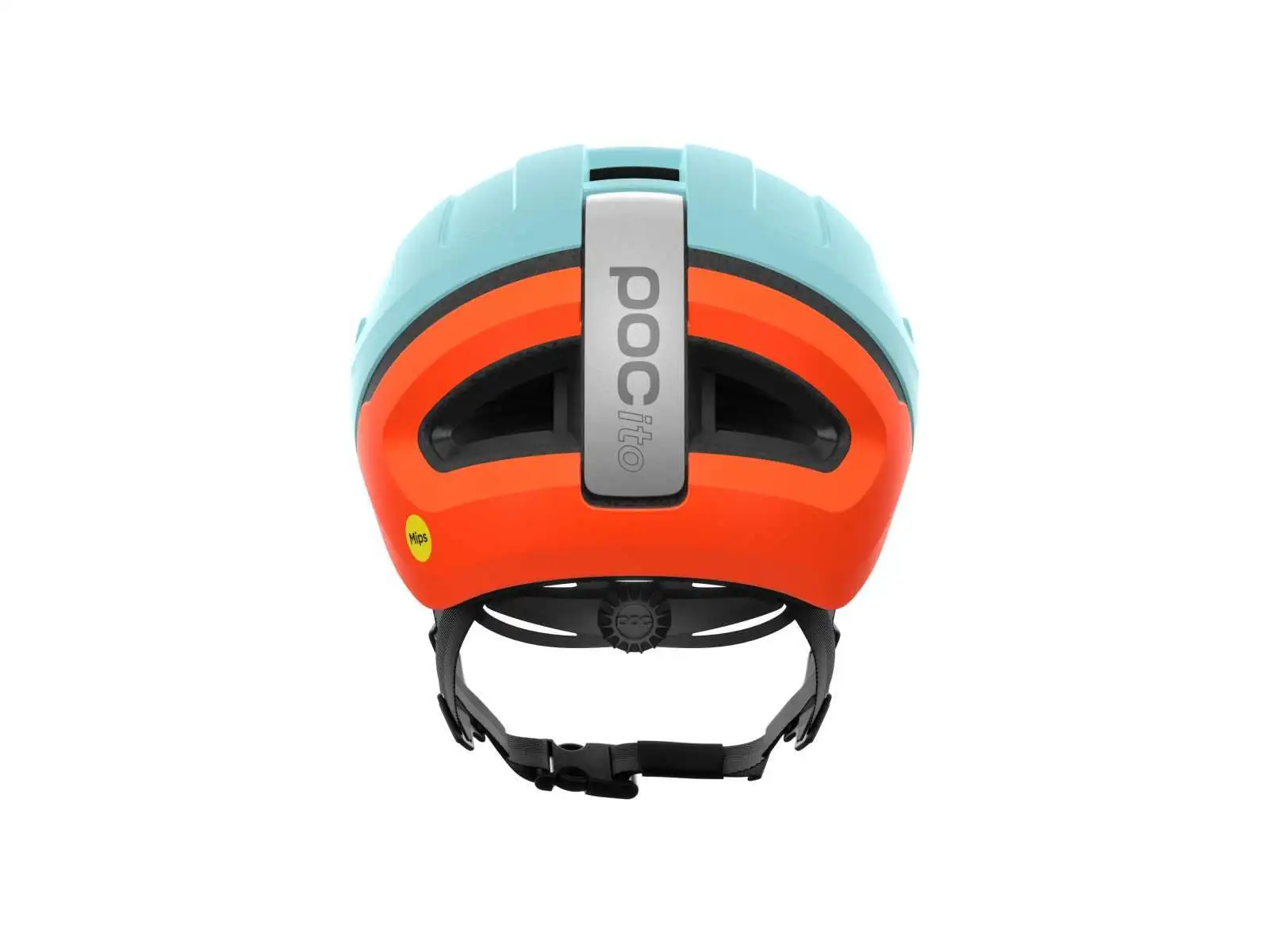 POC POCito Omne MIPS Kinderhelm Indicolite Blue Matt/Carnelian Orange Matt