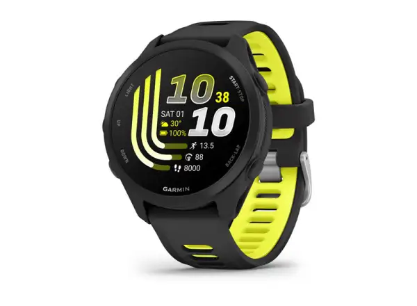 Garmin Forerunner 170 Black mit Armband Black/Amp Yellow
