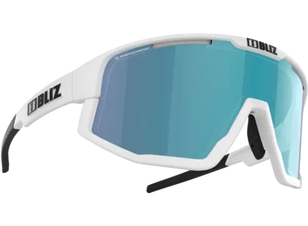 Bliz Fusion Nano Optik Radbrille Photochromic Matt White Brown/Blue Multi Kat.1-3