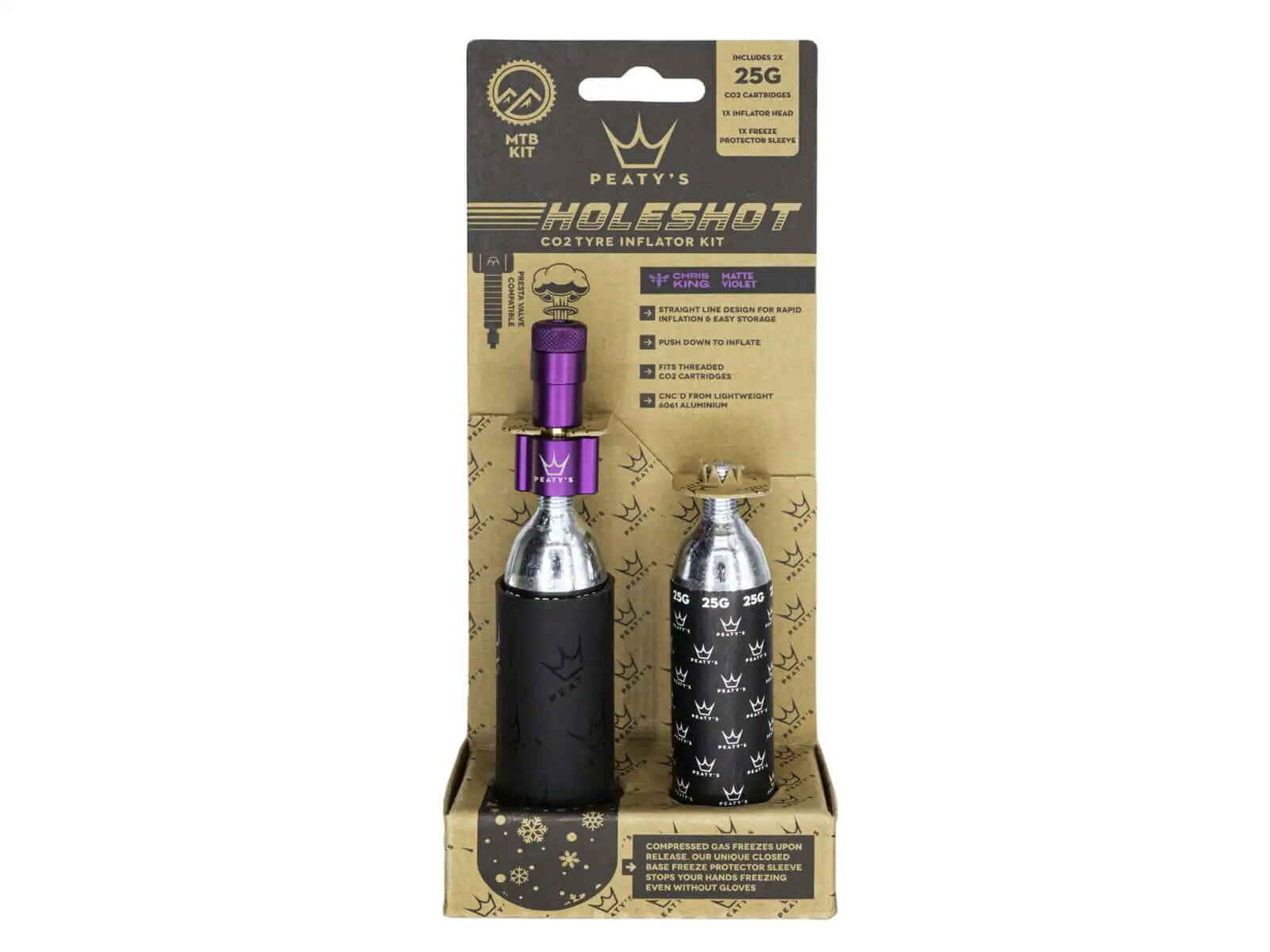 Peatys Holeshot CO2 Set 25 g Violett
