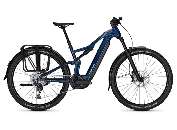 Focus THRON 7 EQP 720Wh vollgefedertes E-Bike Azurblue / Sydneyblue