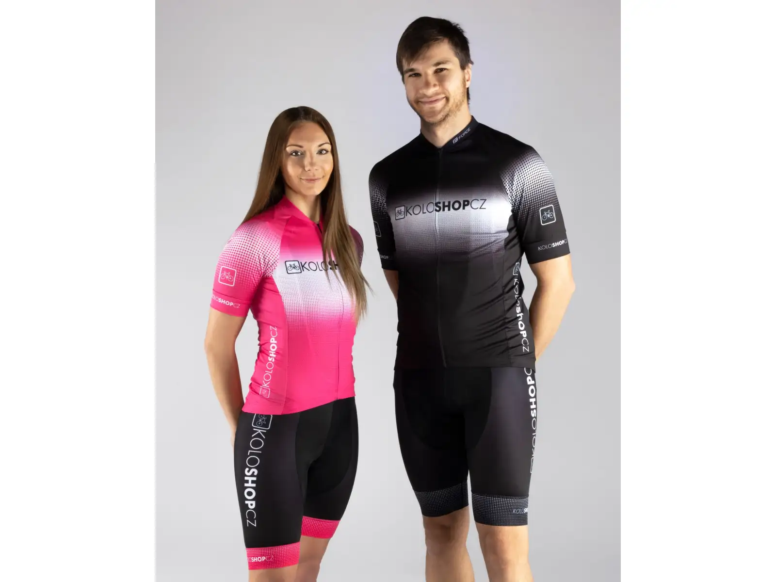 Koloshop Force Herren Kurzarmtrikot schwarz