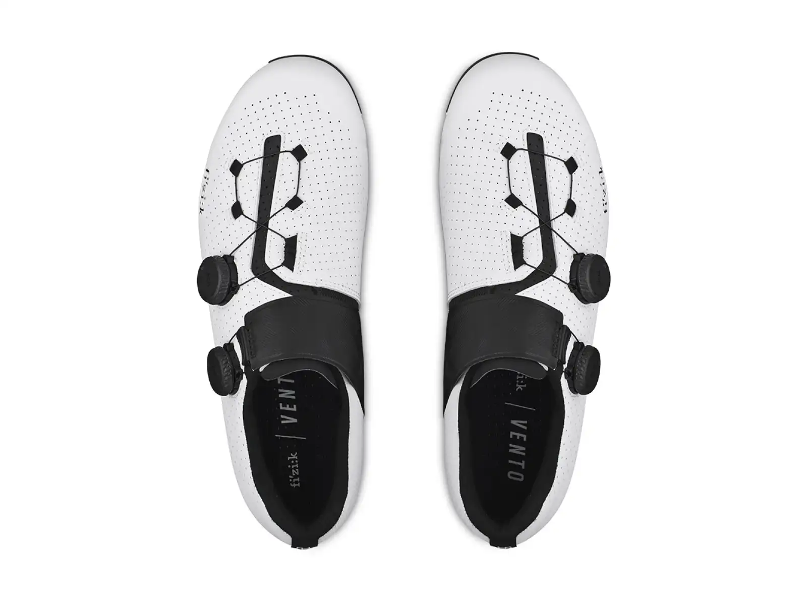 Fizik Vento Infinito Carbon 2 Wide Herren Rennradschuhe White/Black
