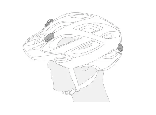 Petzl Uni Adapt Klebclips für Stirnlampe.