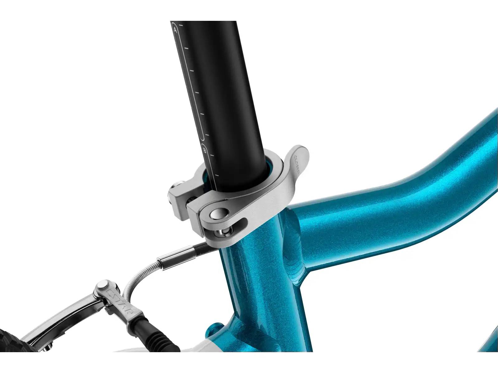 Woom GO 3 Automagic Kinderfahrrad 16" Metallic Blue