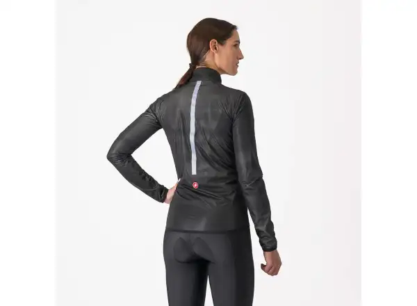 Castelli Squall Shell Damenjacke Light Black/Silver Gray