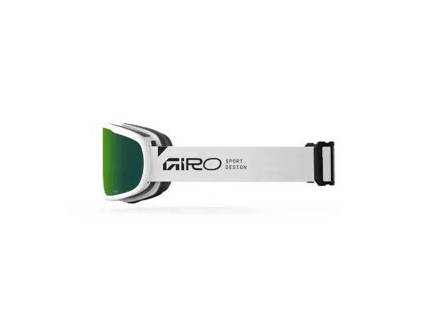 Giro Roam Skibrille weiß Stacked/Loden Green/Yellow (2 Gläser)