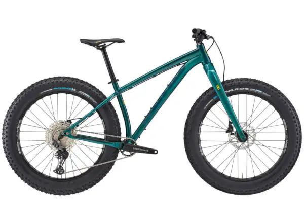 Kona Woo Satin Jeep Green Fat Bike -> Kona Woo Satin Jeep Green Fat Bike