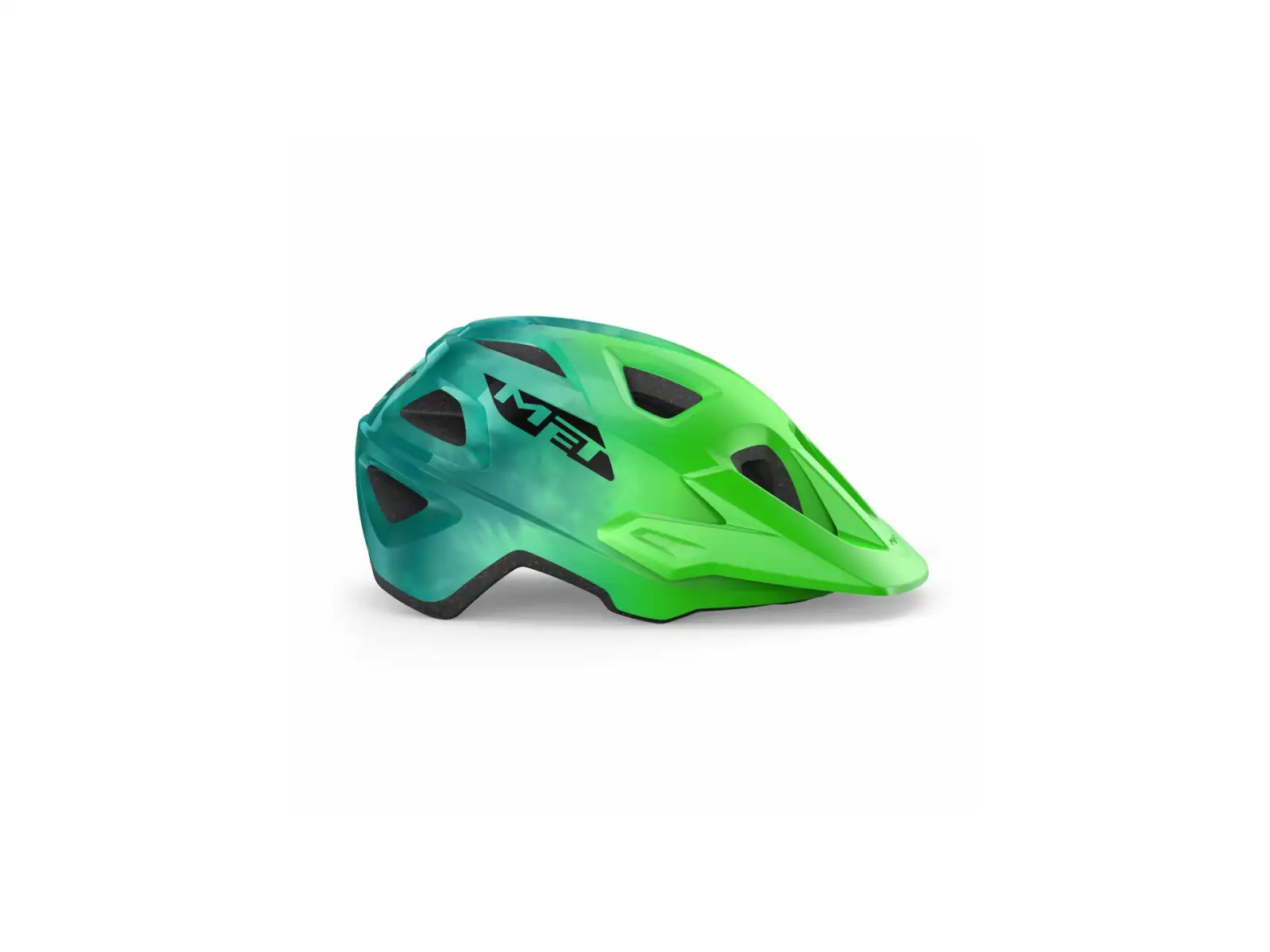 MET Eldar Junior Helm grün Tie-Dye Größe Uni (52-57 cm)