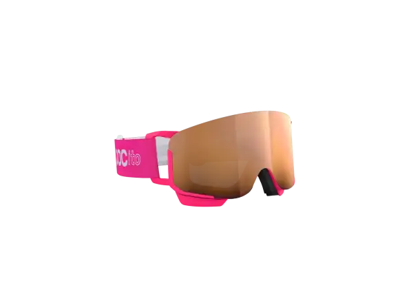 POC POCito Nexal Kinder Skibrille Fluorescent Pink/Partly Sunny Light Orange