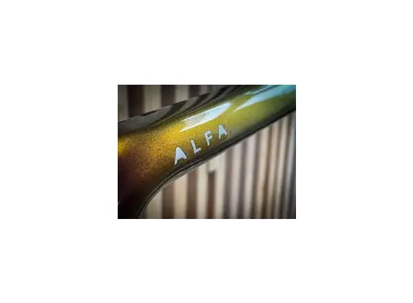 Allied Cycle Works Alfa Disc Rennrad-Rahmenset Harlequin Magenta to Gold