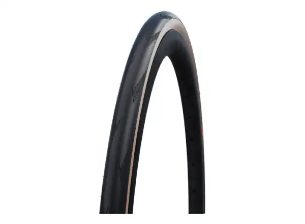 Schwalbe Pro One Super Race V-Guard 30-622 Rennradreifen, schwarz/transparent, mit Kevlar-Schutzschicht.