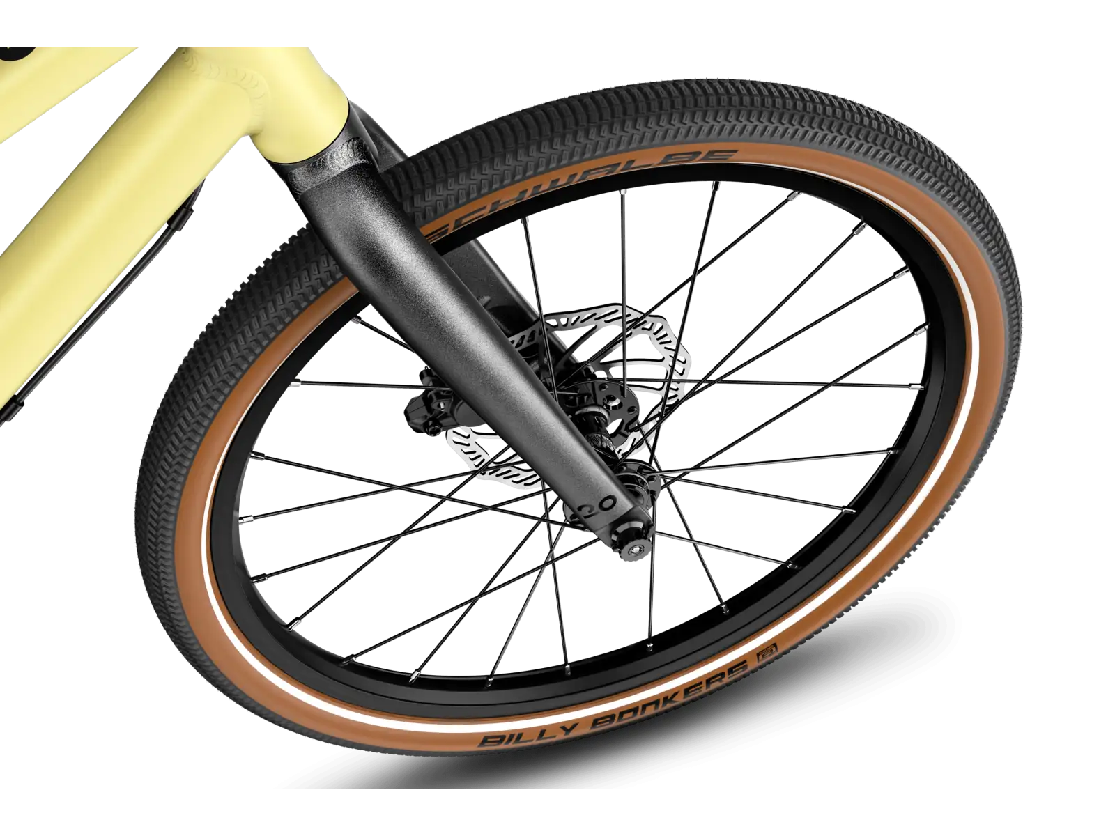 Woom 4 EXPLORE Kinderfahrrad mellow yellow