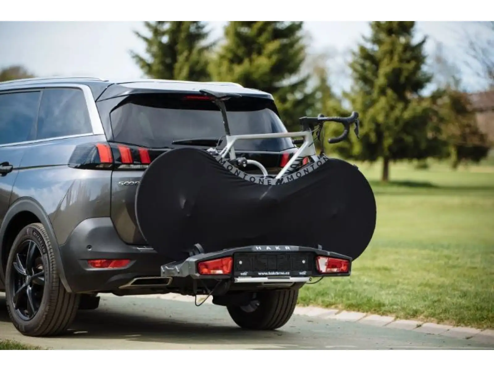 Montone Bike mKayak PRO 2.0 Fahrradtasche für den Innen- und Außenbereich grau.