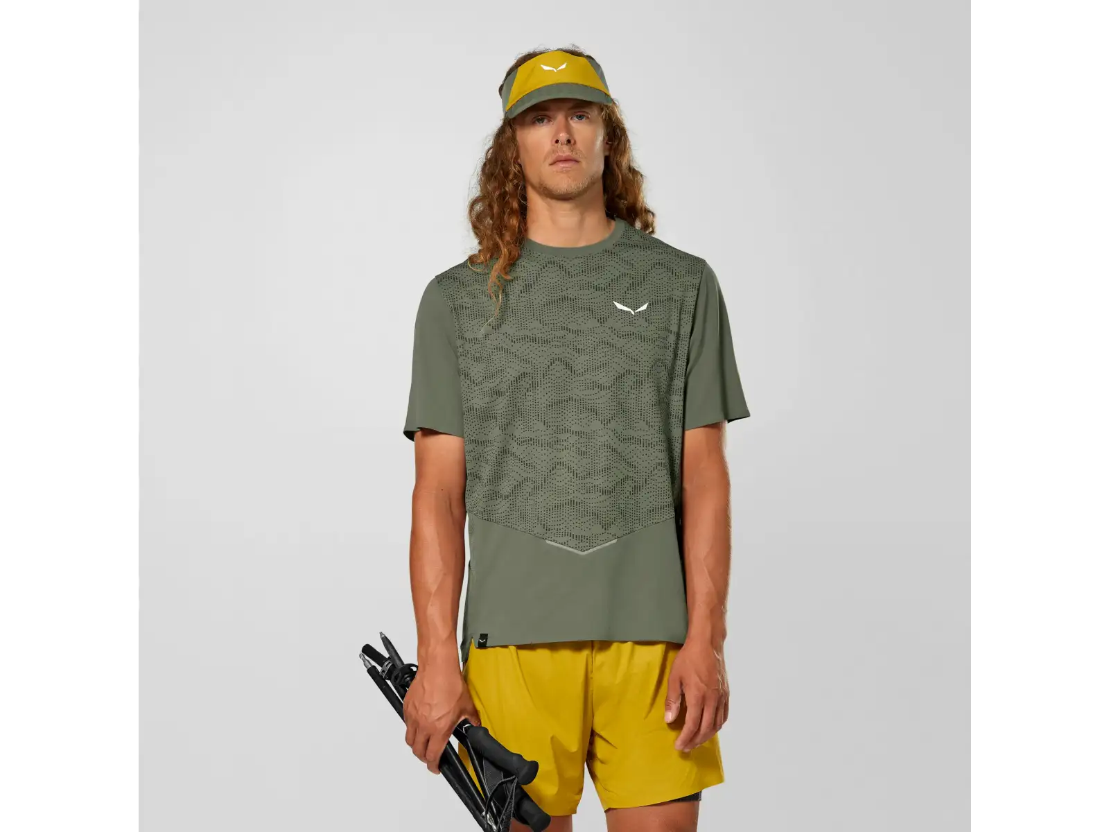 Salewa Pedroc Tech Dry Herren T-Shirt Kurzarm Foaded green