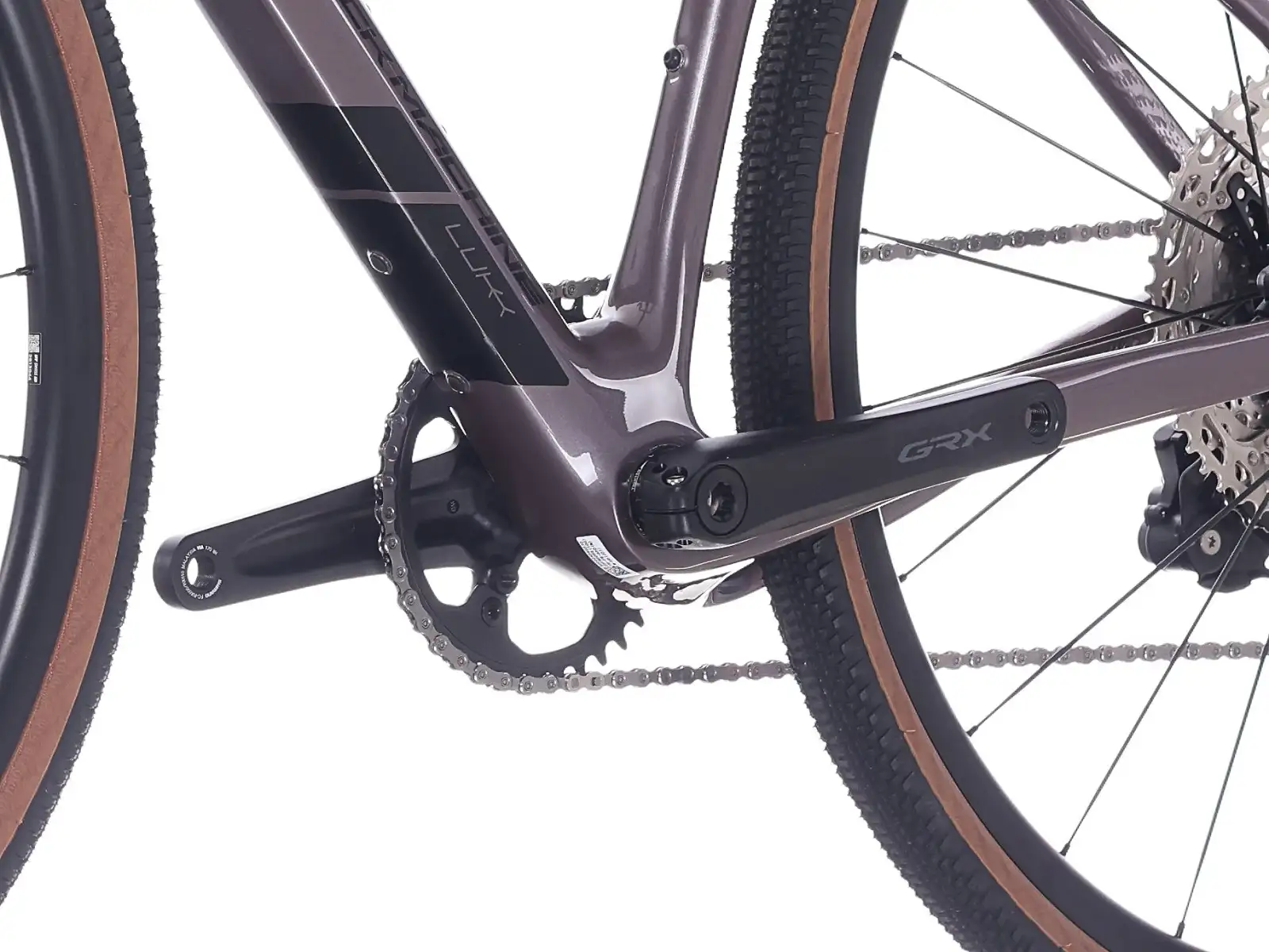 Rock Machine Lukk Cr 70 Gravelbike Gloss Purple Garnet