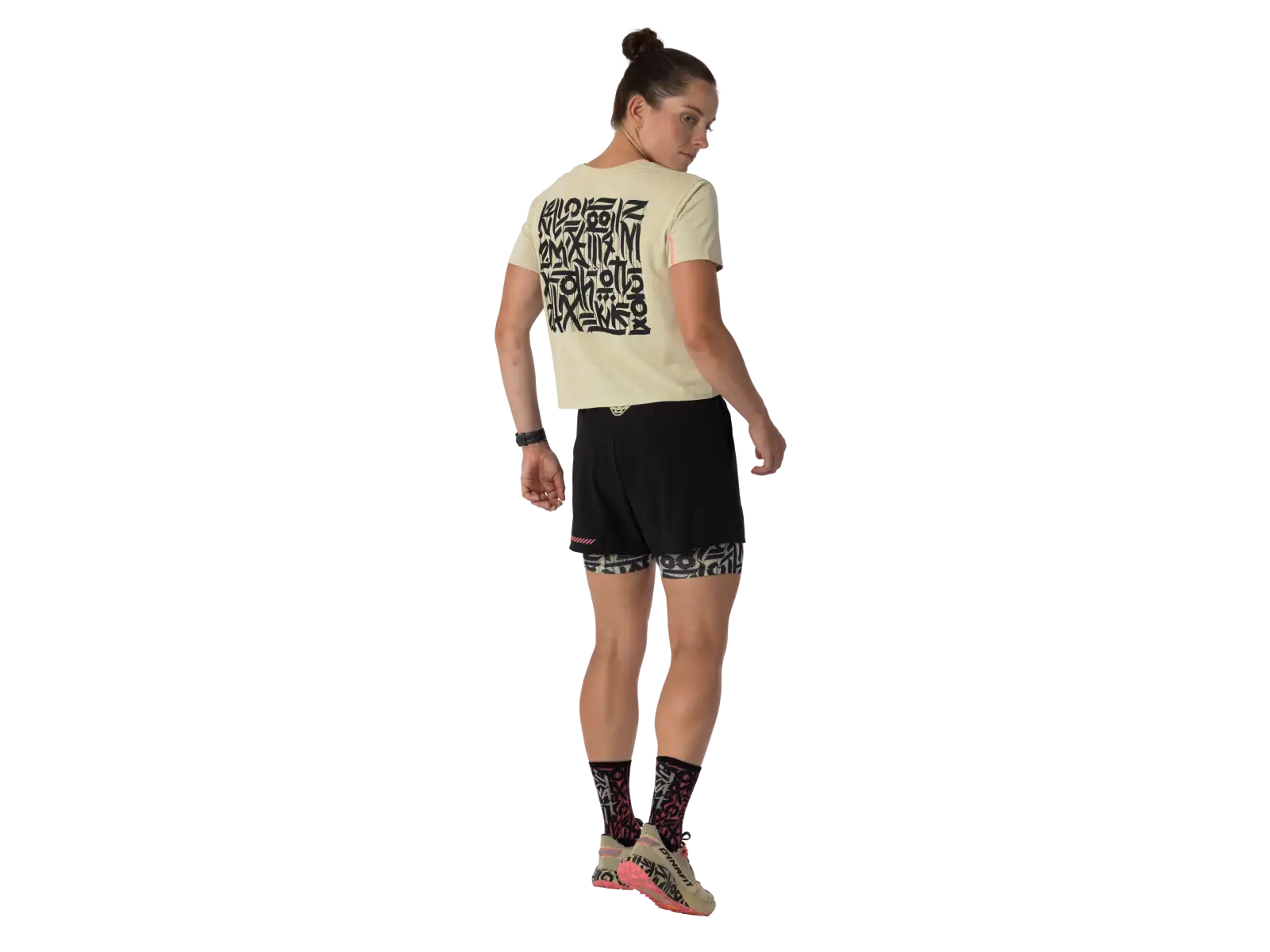 Dynafit Trail Damen Laufshirt kurze Ärmel Overcast