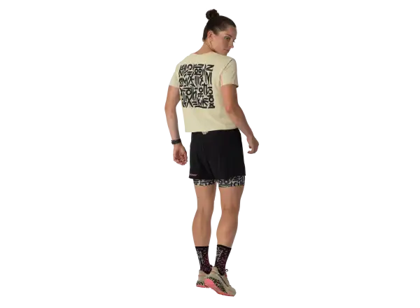 Dynafit Trail Damen Laufshirt kurze Ärmel Overcast
