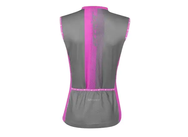 Force Acceler Damen ärmelloses Trikot grau/rosa