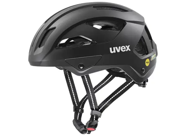 Uvex City Stride mips (Hiplok ready) Helm Black Matt