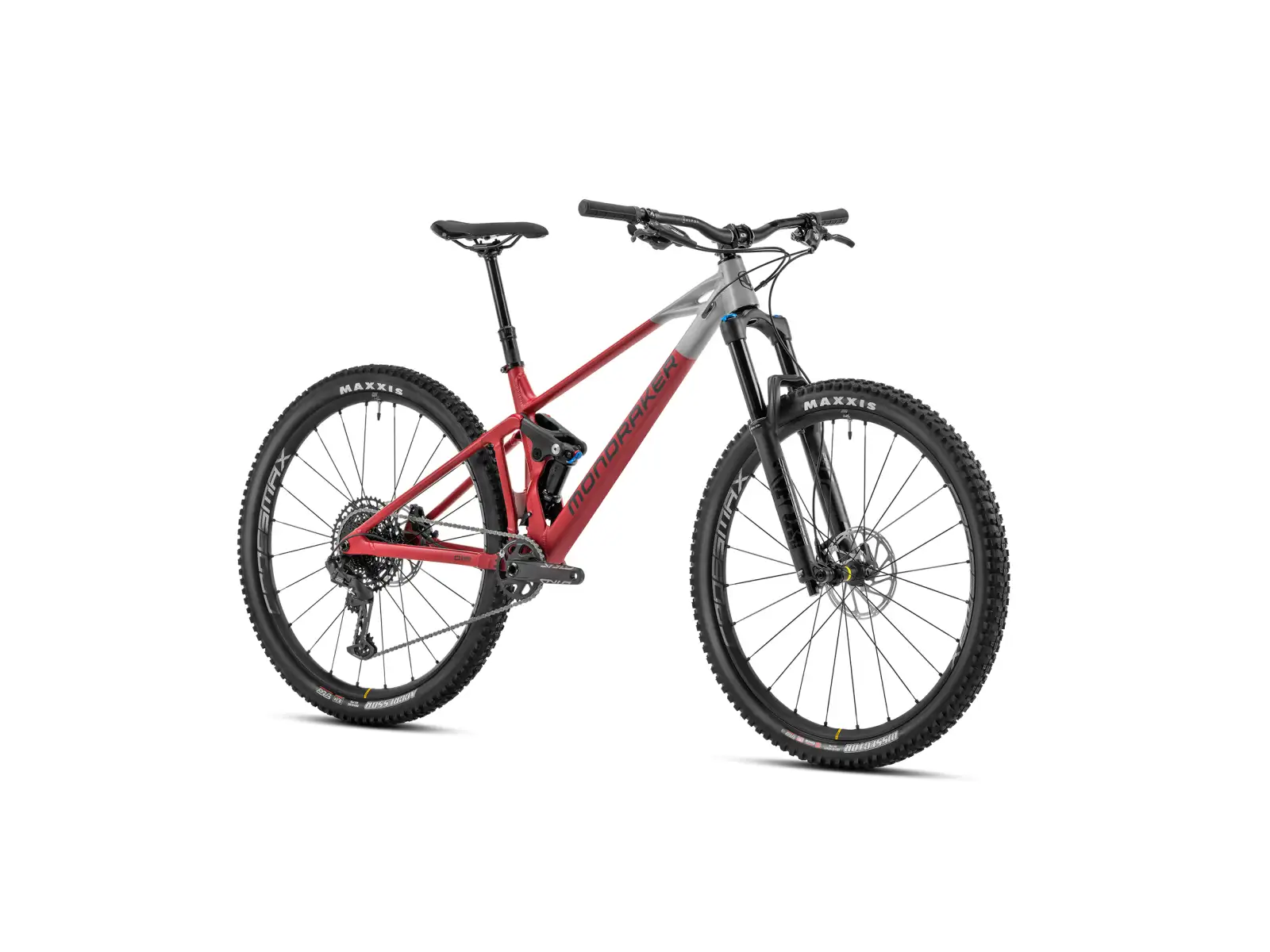 Mondraker Raze R vollgefedert cherry red/nimbus grey