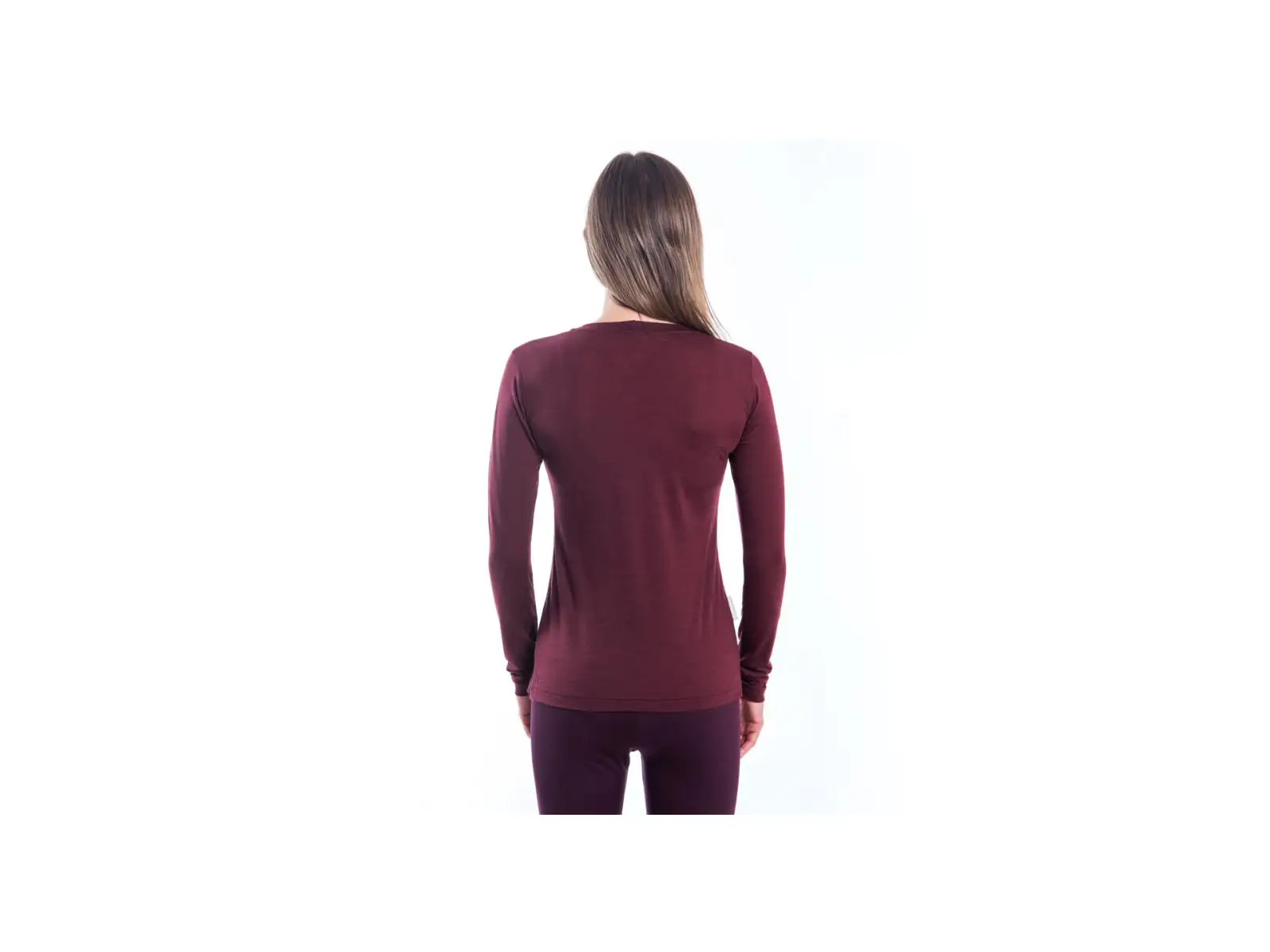 Sensor Merino Air PT Hills Damen Langarmshirt Port Red