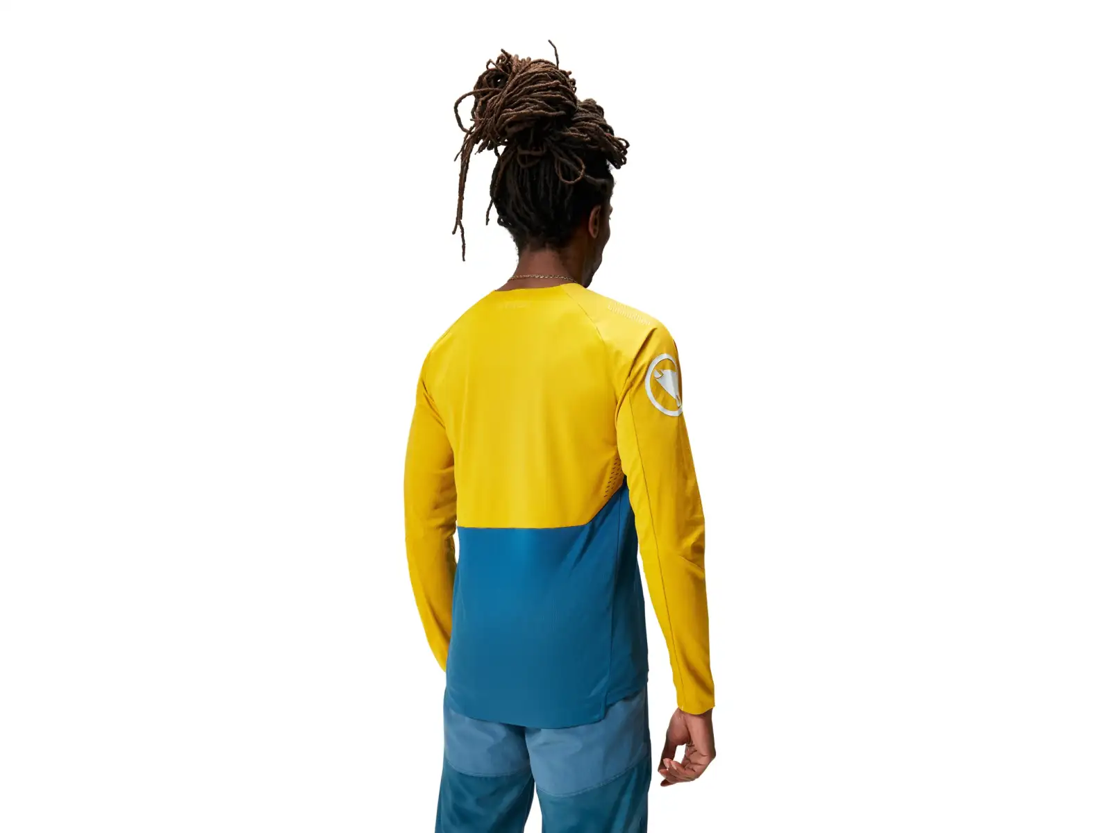 Endura MT500 Burner Herren-Langarmtrikot Blue Steel