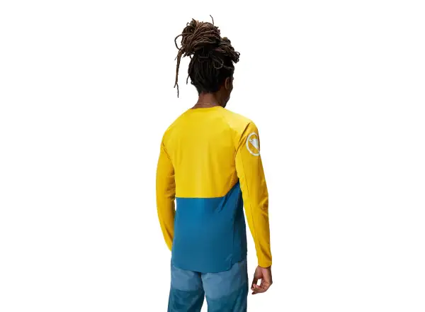 Endura MT500 Burner Herren-Langarmtrikot Blue Steel