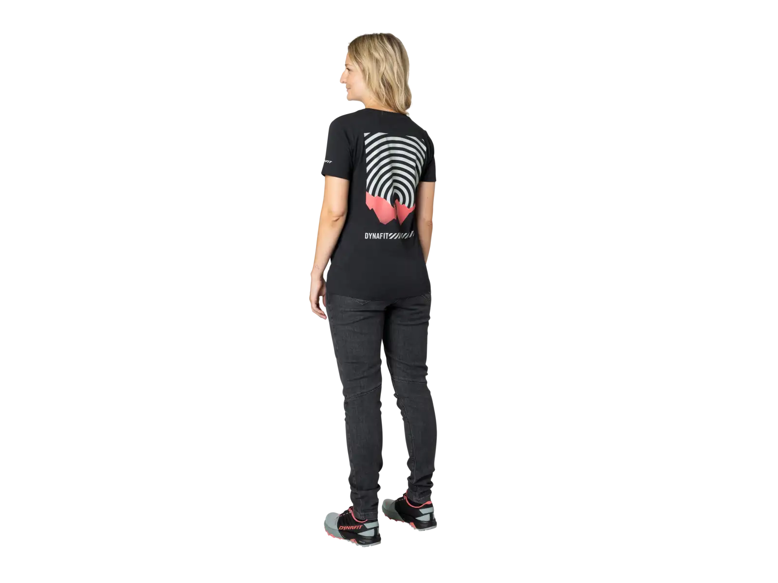 Dynafit 24/7 Graphic Damen T-Shirt Kurzarm Black Out