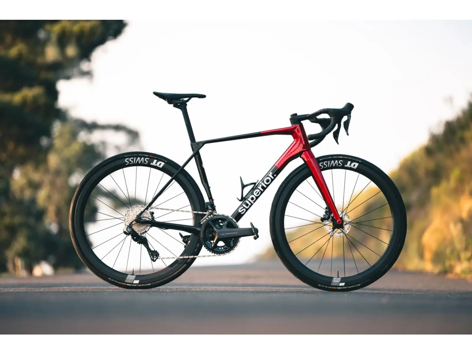 Superior X-Road 9.8 GF Rennrad Glanz Carbon Rot
