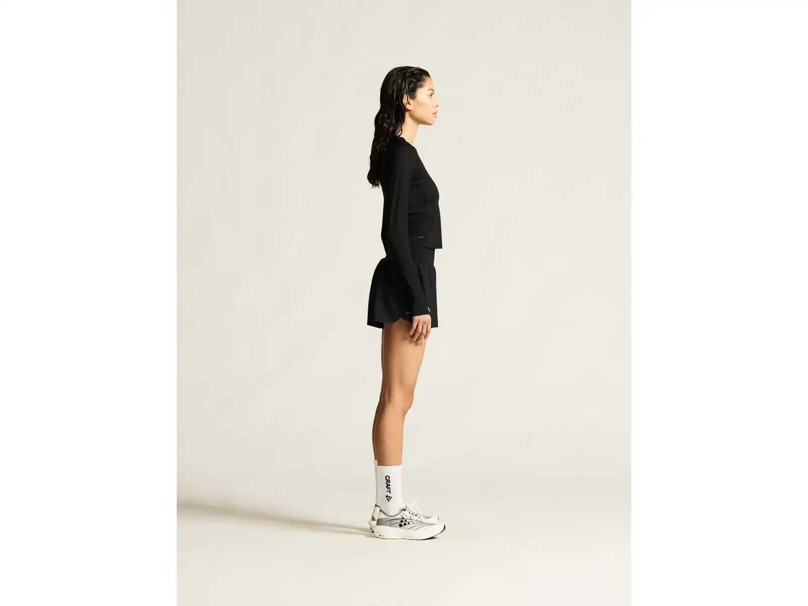 Craft Hypervent Wide Damen-Laufshorts schwarz