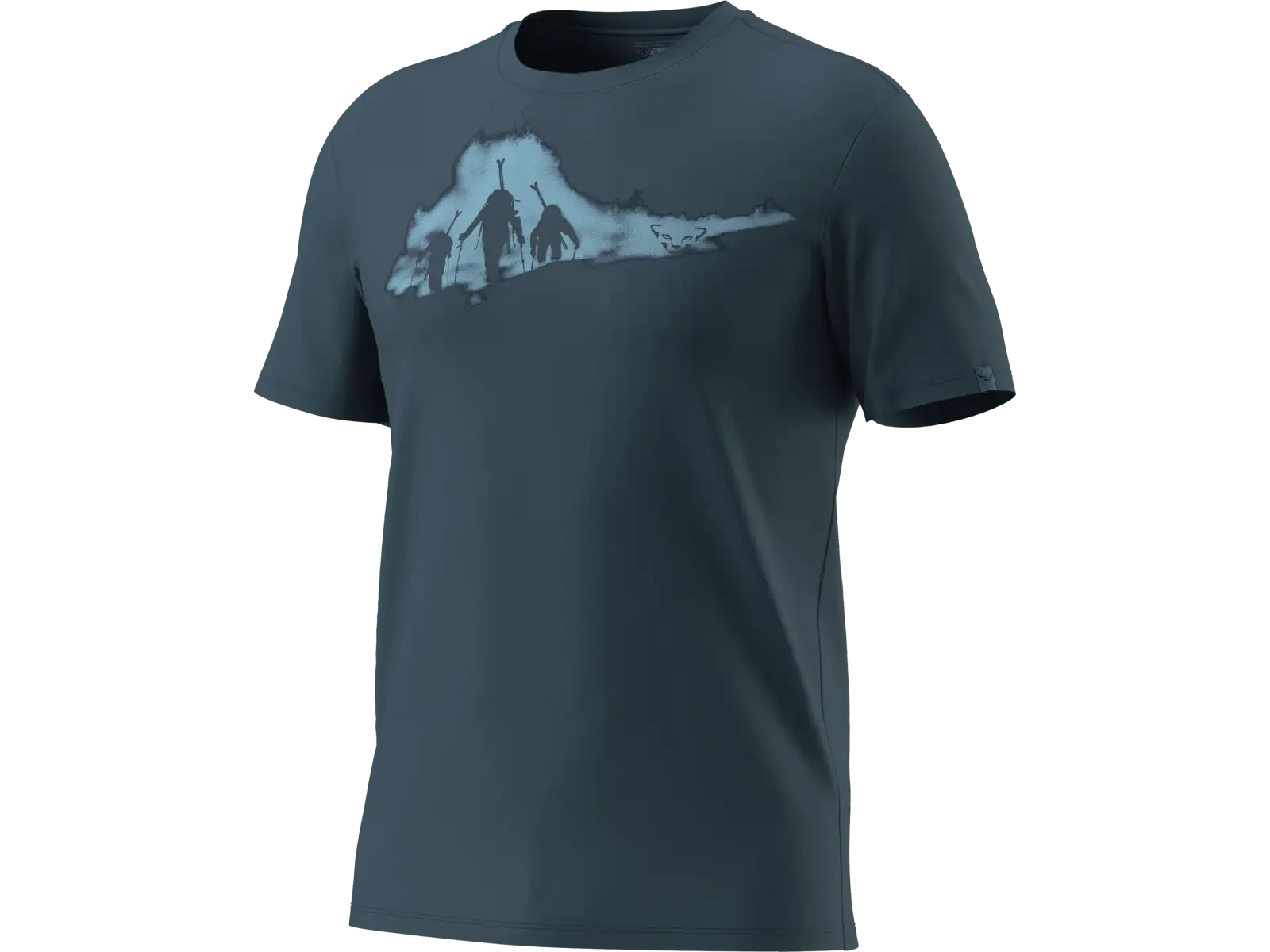 Dynafit Graphic Cotton Herren T-Shirt Kurzarm Smoke Blue/Tabloid
