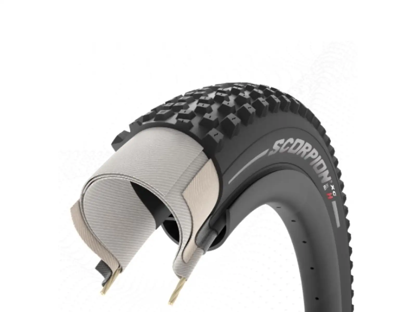 Pirelli Scorpion XC H ProWALL 29x2,2 Reifen mit Kevlar-Gürtel.