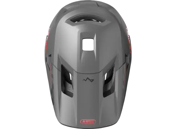Abus YouDrop FF Kinderhelm in Silber.
