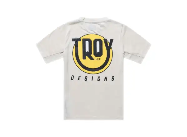Troy Lee Designs Youth Skyline Ride Kindertrikot kurzer Ärmel Tee Happy Pumice