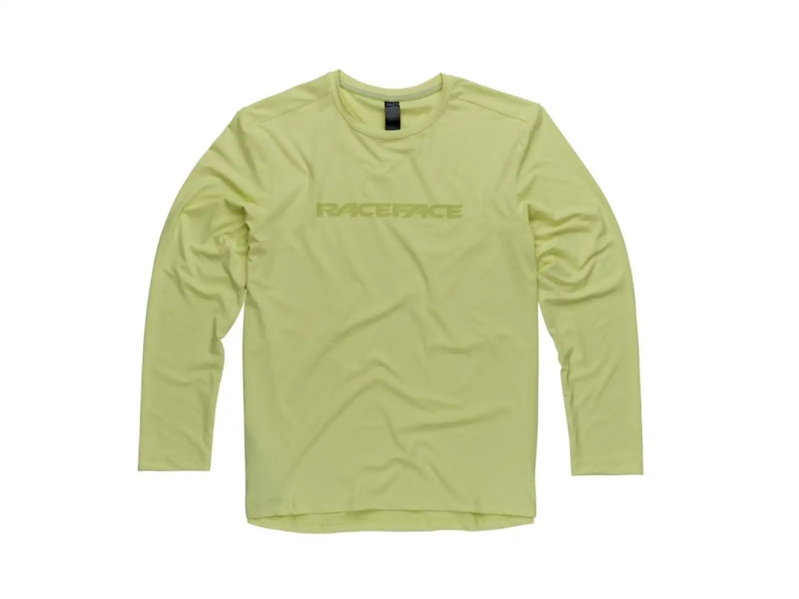 Race Face Commit Herren Langarmshirt in Tea Green